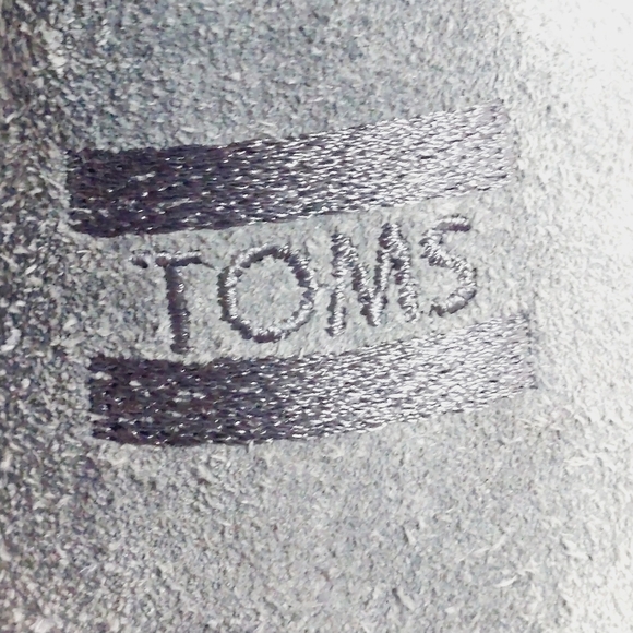 Toms Desert Gray Suede Side Zip Wedge Ankle Booties E197 - Picture 9 of 11